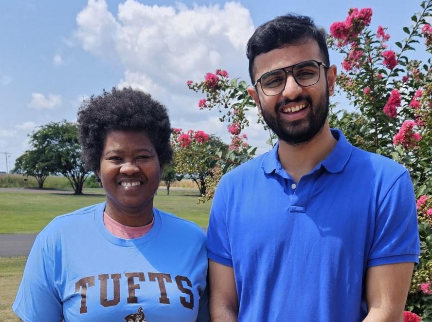 In her shoe's cropped